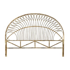 Kopfende des Betts DKD Home Decor natürlich Rattan 177 x 4 x 131 cm