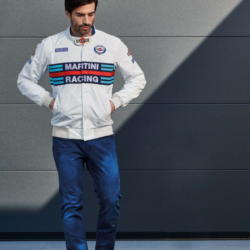 Sportjackefür Herren Sparco Martini Racing Weiß