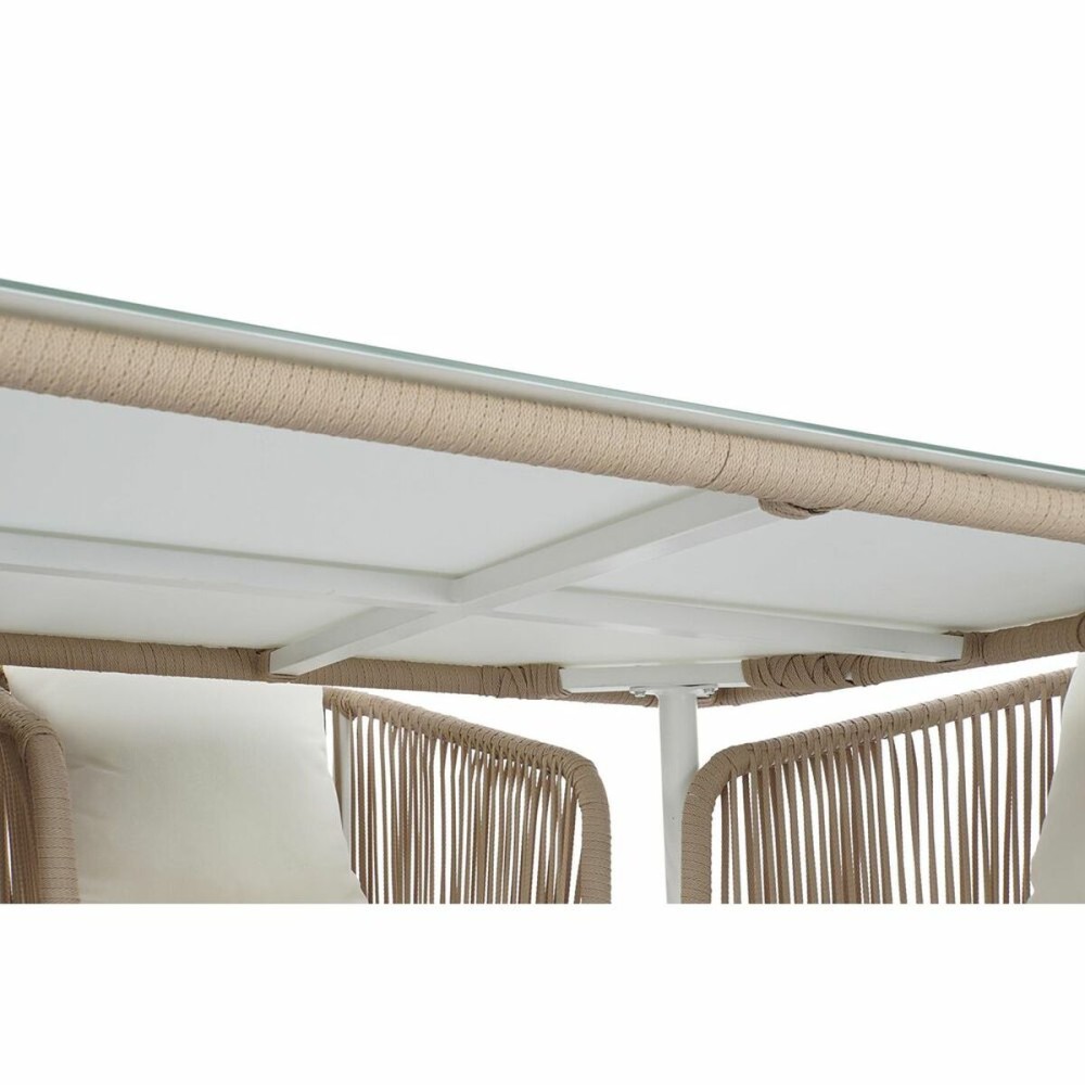 Tisch-Set mit Stühlen DKD Home Decor Beige 78 cm 163 x 95 x 6 cm 