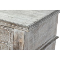 Konsolentisch mit 2 Schubladen DKD Home Decor Weiß Braun 91 x 42 x 81 cm
