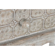 Hall Table with 2 Drawers DKD Home Decor White Brown 91 x 42 x 81 cm