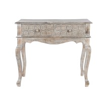 Meuble d'Entrée avec 2 Tiroirs DKD Home Decor Blanc Marron 91 x 42 x 81 cm