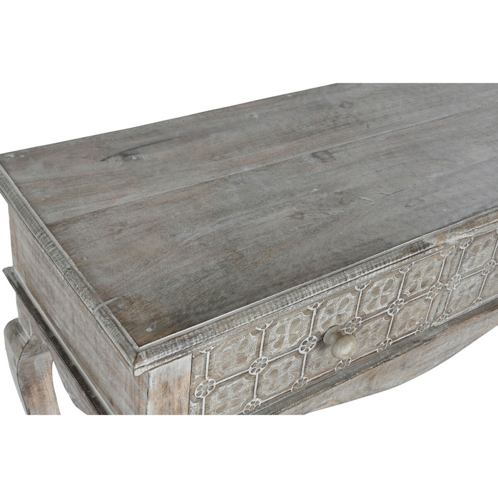 Meuble d'Entrée avec 2 Tiroirs DKD Home Decor Blanc Marron 91 x 42 x 81 cm
