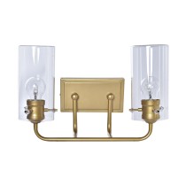 Wandleuchte DKD Home Decor Kristall Gold Metall 220 V 50 W Moderne (41 x 17 x 24 cm)