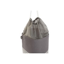 Panier à linge DKD Home Decor Jaune Bleu Gris Pied de coq 40 x 40 x 60 cm (3 Unités)
