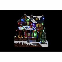 Maison miniature DKD Home Decor Multicouleur Musical 25,5 x 21 x 25 cm Mouvement Lumière LED