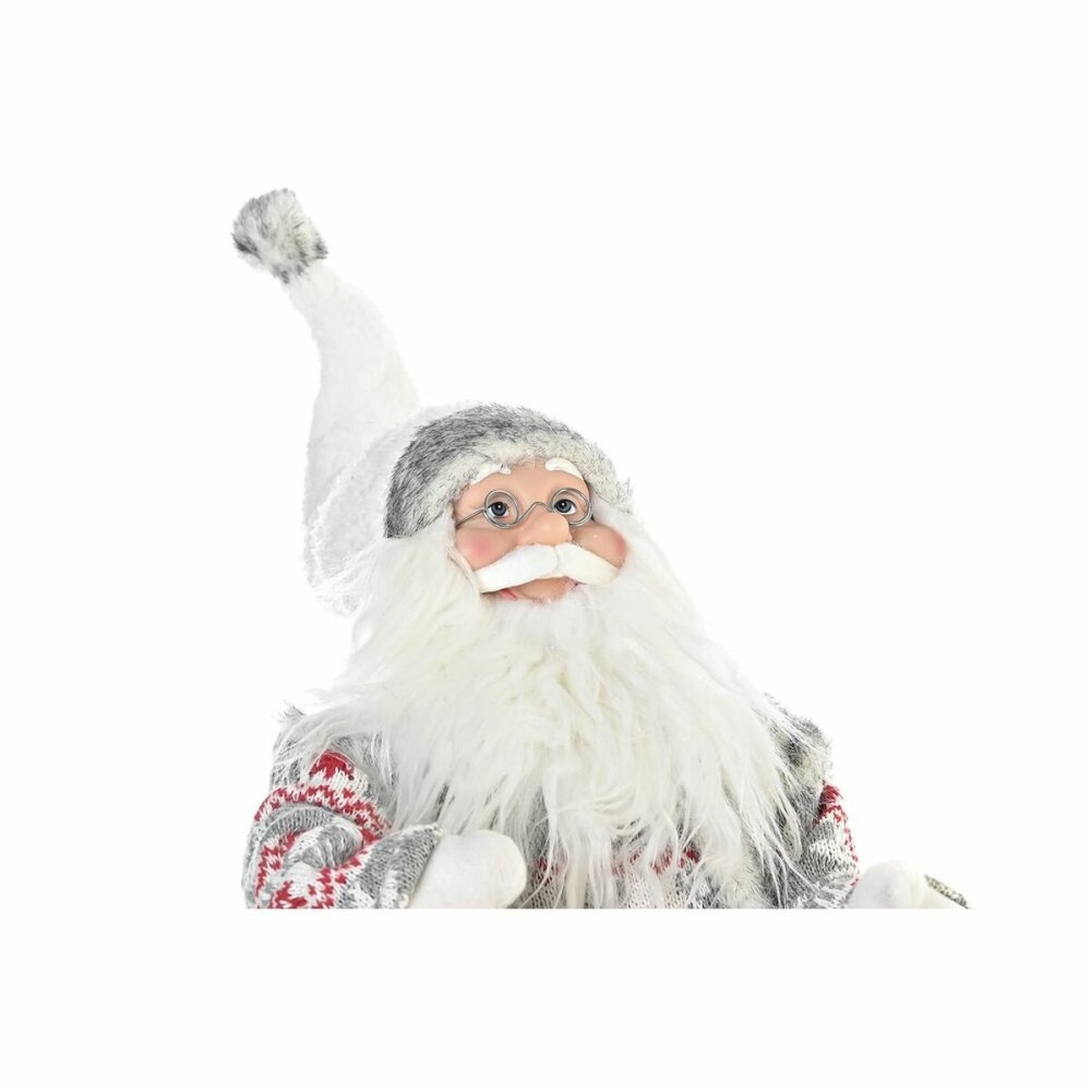 Weihnachtsschmuck DKD Home Decor Weihnachtsmann Grau Holz 42 x 22 x 48 cm