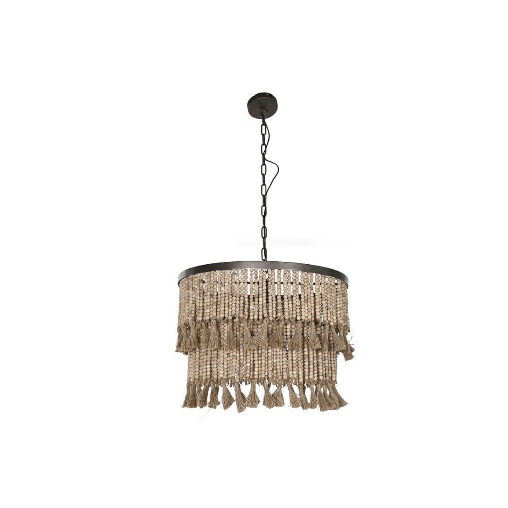 Deckenlampe Home ESPRIT Braun natürlich Holz Metall 50 W 61 x 61 x 117 cm