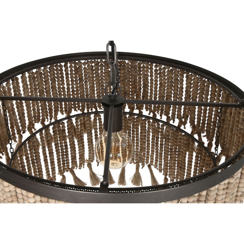 Deckenlampe Home ESPRIT Braun natürlich Holz Metall 50 W 61 x 61 x 117 cm