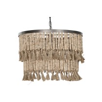 Deckenlampe Home ESPRIT Braun natürlich Holz Metall 50 W 61 x 61 x 117 cm