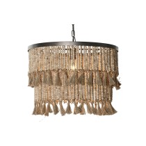 Deckenlampe Home ESPRIT Braun natürlich Holz Metall 50 W 61 x 61 x 117 cm