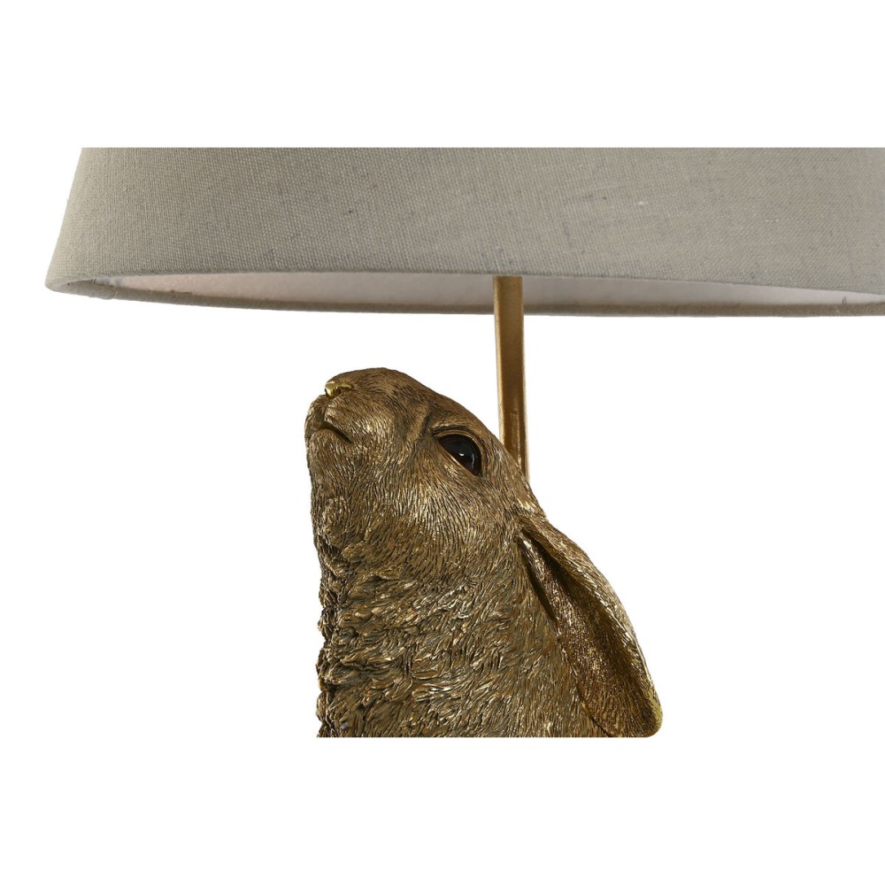 Tischlampe Home ESPRIT Beige Gold Harz 50 W 220 V 30 x 30 x 58 cm