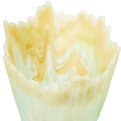 Vase Alexandra House Living Crème Verre 23 x 32 x 33 cm