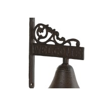 Glocke Home ESPRIT Braun Schwarz Schnur Eisen 14,5 x 7,5 x 18,5 cm