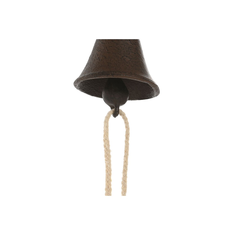 Glocke Home ESPRIT Braun Schwarz Schnur Eisen 14,5 x 7,5 x 18,5 cm