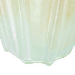 Vase Alexandra House Living Cream Crystal 23 x 32 x 33 cm