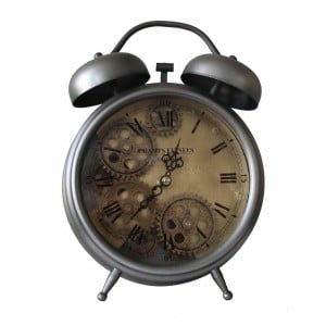 Horloge de table DKD Home Decor Argenté