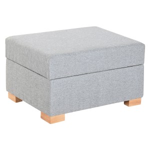 Fußstütze Home ESPRIT Hellgrau Urban 70 X 50 X 40 CM