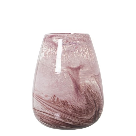 Vase Alexandra House Living Rose Verre 15 x 15 x 22 cm