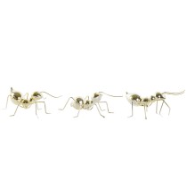 Women's Handbag DKD Home Decor Golden 23 x 15 x 11 cm (3 Units)
