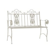 Bank DKD Home Decor Weiß 118 x 53 x 98 cm