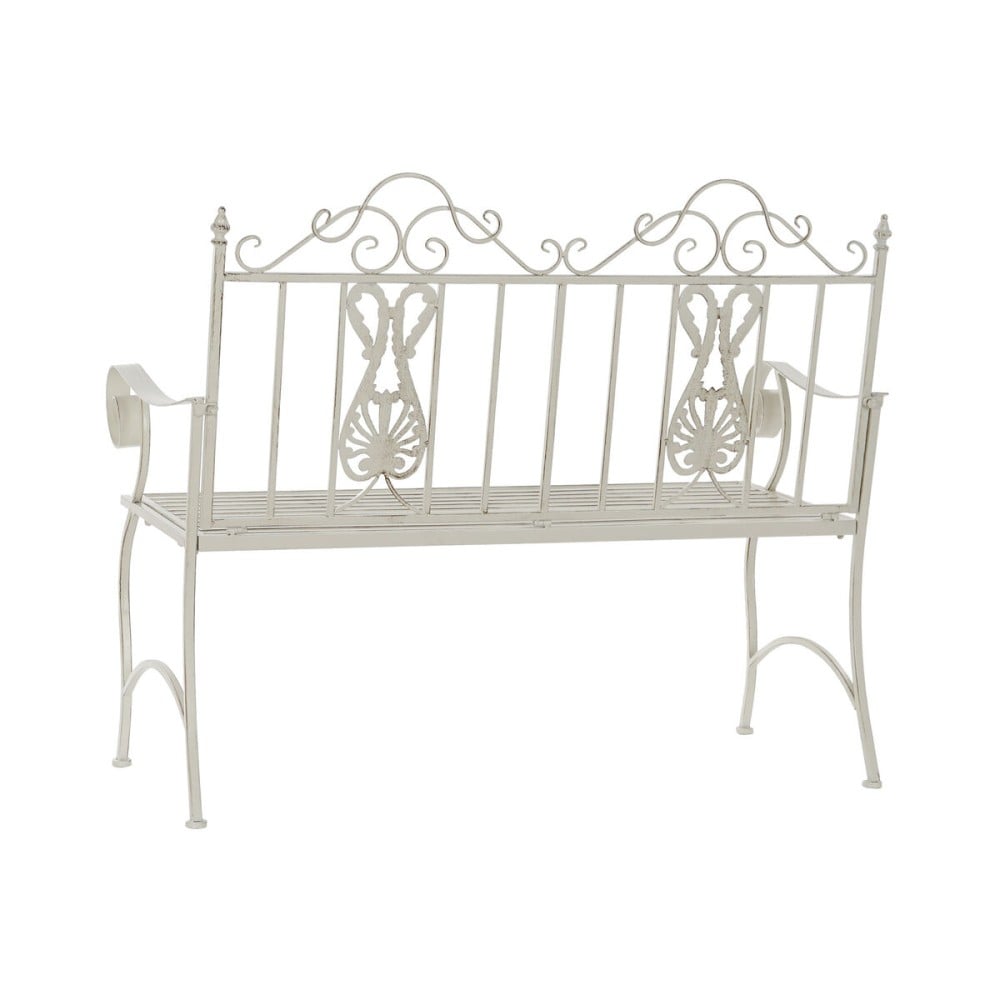 Bank DKD Home Decor Weiß 118 x 53 x 98 cm