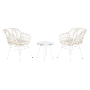 Tisch-Set mit 2 Stühlen DKD Home Decor 56 x 57,5 x 82 cm