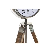 Table clock DKD Home Decor Silver Natural
