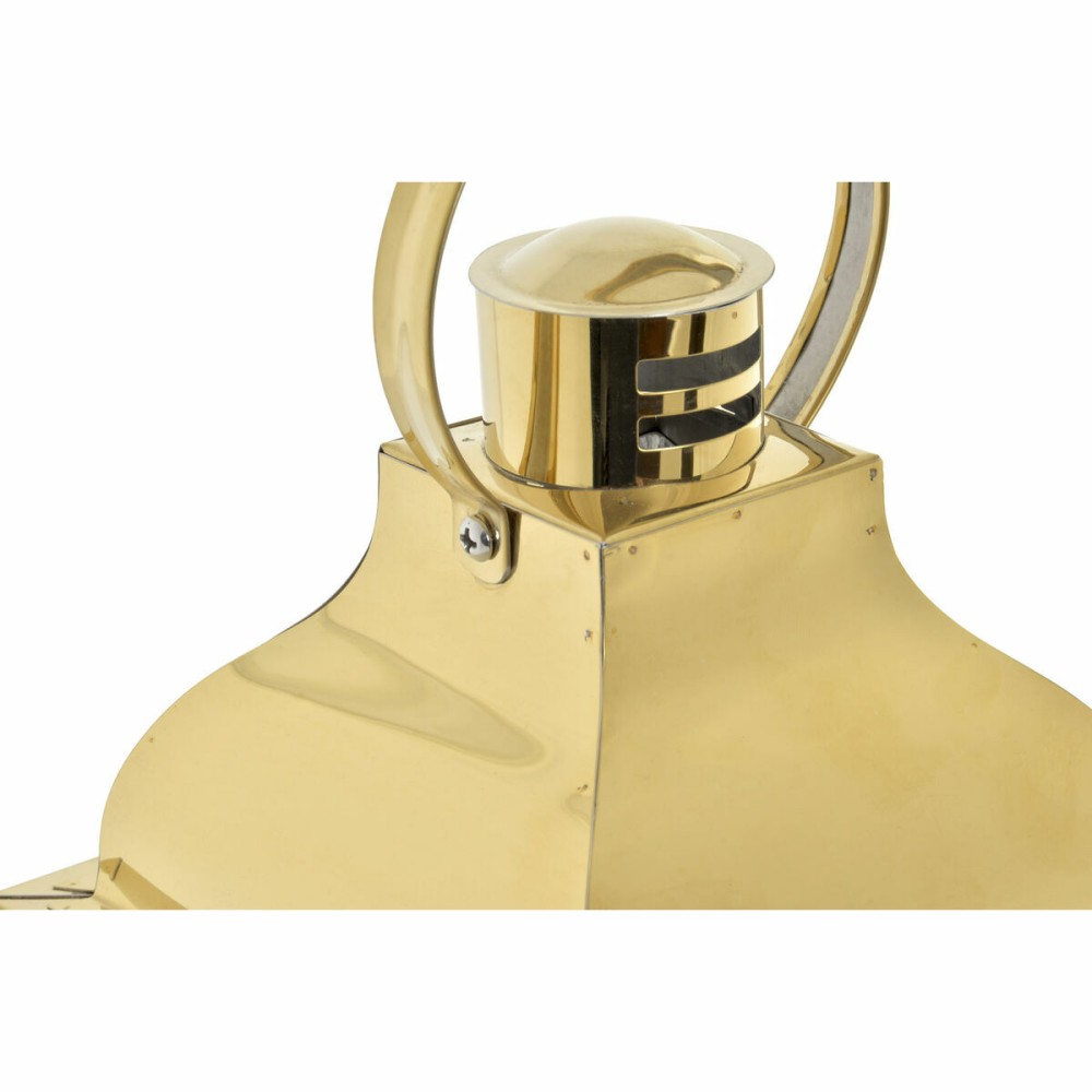 Laternen-Set DKD Home Decor Gold Metall Kristall 22 x 22 x 49 cm 22 x 22 x 57 cm (2 Stücke)