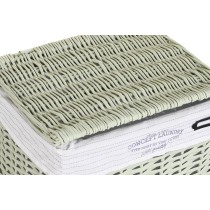 Panier Multi-usages DKD Home Decor Vert osier 44 x 34 x 56 cm 5 Pièces