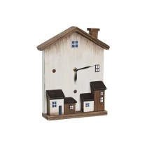 Horloge de table DKD Home Decor Blanc Maisons