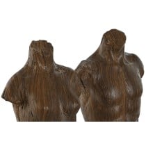 Deko-Figur Home ESPRIT Weiß Hellbraun Büste 9,5 x 8 x 31 cm (2 Stück)