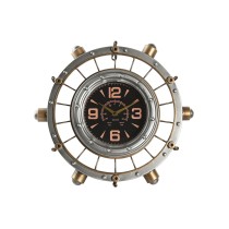 Wanduhr Home ESPRIT Gold Silberfarben Eisen Vintage 48 x 11 x 44,5 cm
