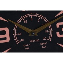 Wanduhr Home ESPRIT Gold Silberfarben Eisen Vintage 48 x 11 x 44,5 cm