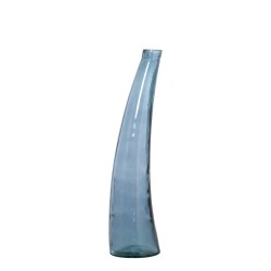 Bodenvase Alexandra House Living Blau Kristall 21 x 21 x 73 cm