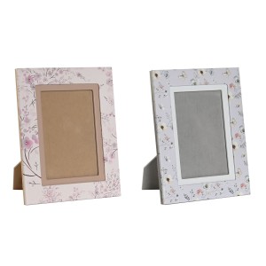 Sac-à-main Femme DKD Home Decor Bleu Blanc Gris Camel Rose clair 16,5 x 2 x 21,5 cm (2 Unités)