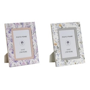 Women's Handbag DKD Home Decor White Grey Lilac Light Pink 16,5 x 2 x 21,5 cm (2 Units)
