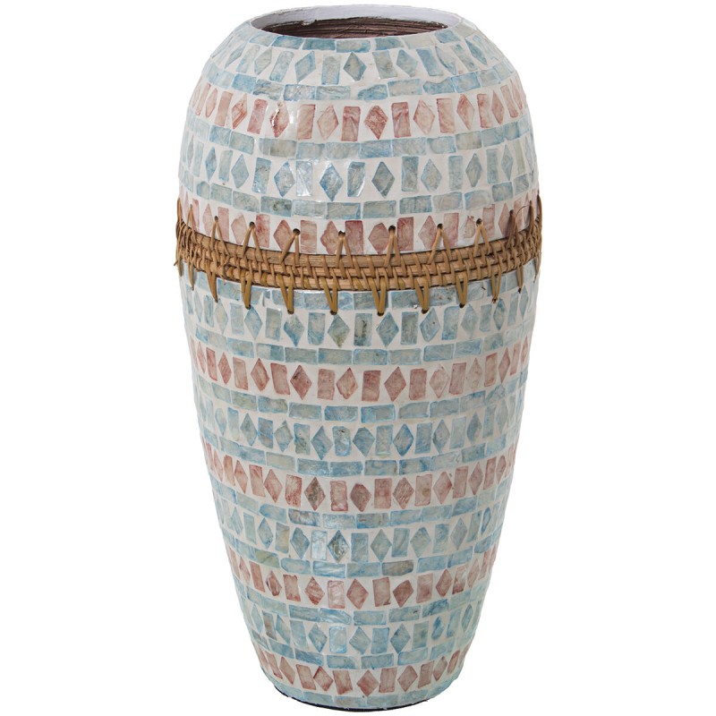 Vase Alexandra House Living Mother of pearl 21 x 21 x 43 cm