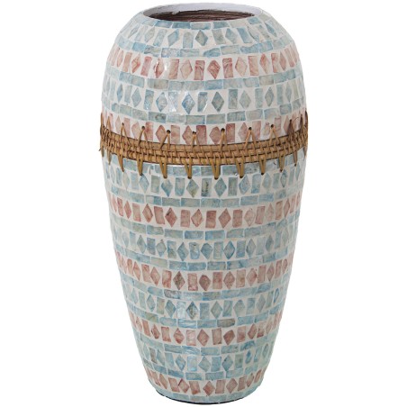 Vase Alexandra House Living Mother of pearl 21 x 21 x 43 cm