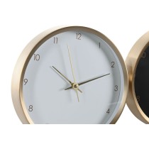 Bordur DKD Home Decor Weiß Schwarz Gold Damen (2 Stück)