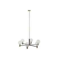 Ceiling Light DKD Home Decor 83 x 83 x 128 cm Crystal Black Golden Metal 9 W