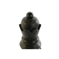 Decorative Figure DKD Home Decor White Brown Black Chess Pieces Loft 12 x 12 x 48 cm (2 Units)