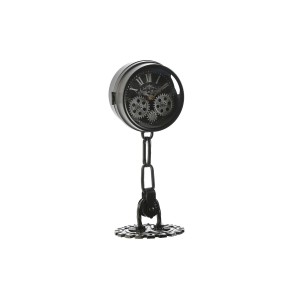 Horloge de table Home ESPRIT Blanc Noir Argenté