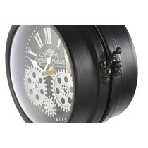 Horloge de table Home ESPRIT Blanc Noir Argenté