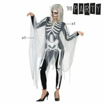 Costume for Adults Th3 Party Black Skeleton (2 Pieces)