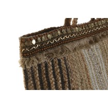 Women's Handbag DKD Home Decor Brown Cream 50 x 23 x 33 cm (2 Units)