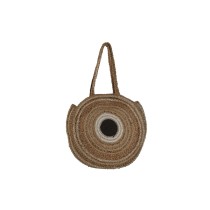 Women's Handbag DKD Home Decor Brown Cream 36 x 11 x 36 cm (2 Units)
