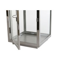 Laterne DKD Home Decor Gold Silberfarben Aluminium Kristall 14 x 14 x 35 cm (2 Stück)