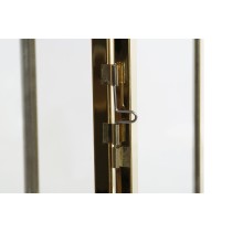 Laterne DKD Home Decor Gold Silberfarben Aluminium Kristall 14 x 14 x 35 cm (2 Stück)