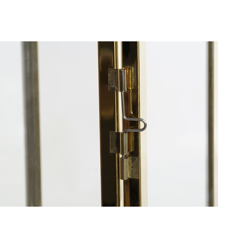 Laterne DKD Home Decor Gold Silberfarben Aluminium Kristall 14 x 14 x 35 cm (2 Stück)